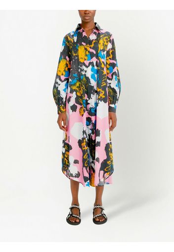 Christopher Kane Chemisier Mindscape con stampa camouflage - Multicolore