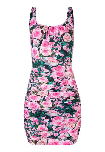 Christopher Kane Rose Garden bodycon minidress - Rosa