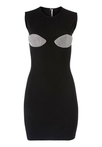 Christopher Kane Goodbye crystal-embellished minidress - Nero