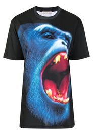 Christopher Kane T-shirt oversize con stampa - Nero
