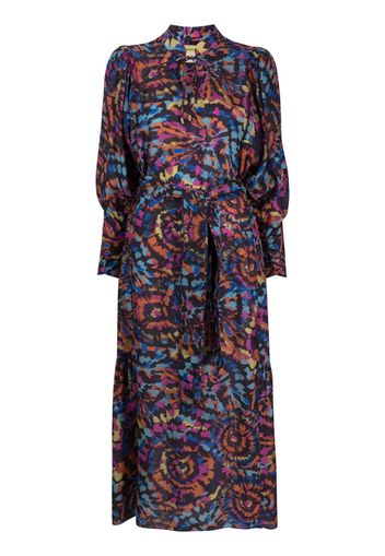 Chufy Beatrix printed midi dress - Blu