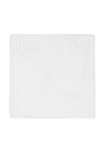 Church's graphic-print silk pocket square - Bianco