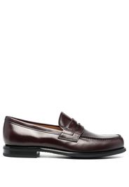 Church's penny-slot leather loafers - Rosso