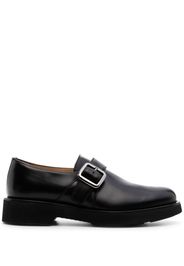 Church's buckled polished-leather loafers - BLACK