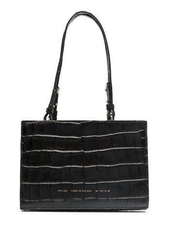 Borsa tote goffrata