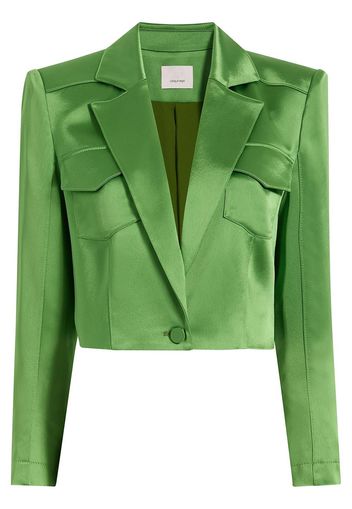 Cinq A Sept Blazer Ida con effetto satinato - Verde