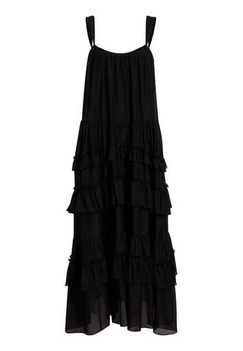 Cinq A Sept Kandra tiered cotton dress - Nero