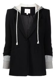 Cinq A Sept Blazer monopetto con coulisse - Nero