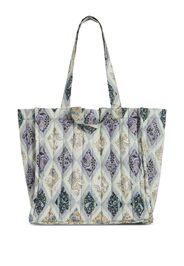 Cinq A Sept Borsa tote con motivo jacquard - Verde