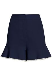 Cinq A Sept Ditsy Neema seersucker shorts - Blu