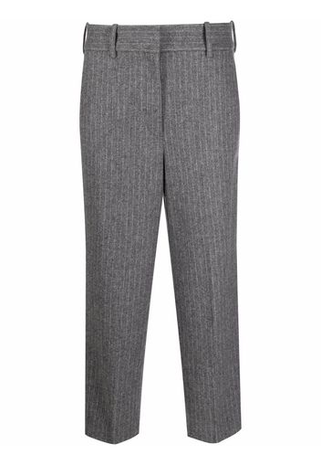 Circolo 1901 cropped pinstripe trousers - Grigio