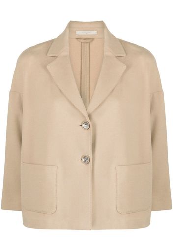 Circolo 1901 single-breasted cropped blazer - Toni neutri