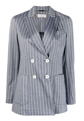 Circolo 1901 pinstripe-pattern double-breasted blazer - Blu