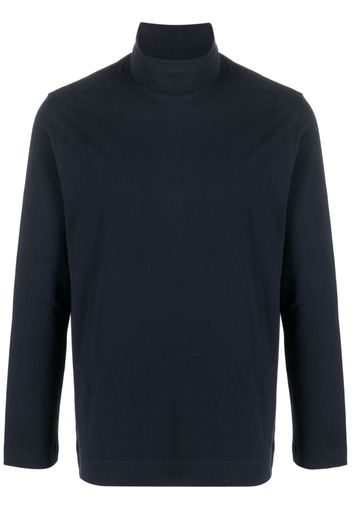 Circolo 1901 roll-neck cotton T-shirt - Blu