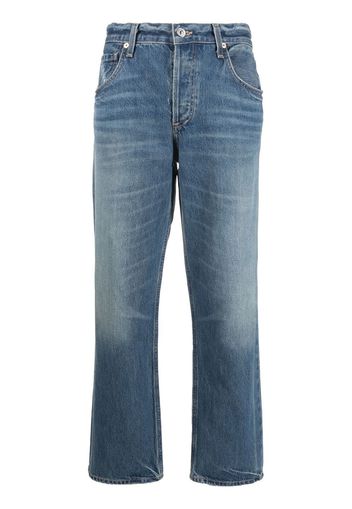 Citizens of Humanity high-rise straight-leg jeans - Blu