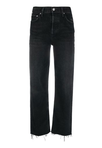 Citizens of Humanity Jeans dritti Florence crop - Nero
