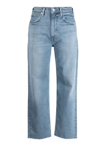 Citizens of Humanity high-waisted cropped jeans - Blu