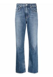 Citizens of Humanity high-waist straight-leg jeans - Blu