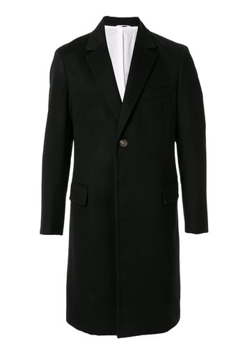 cashmere single-breasted coat