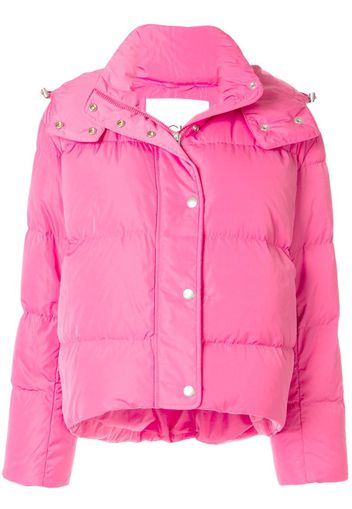 hooded puffer jacket