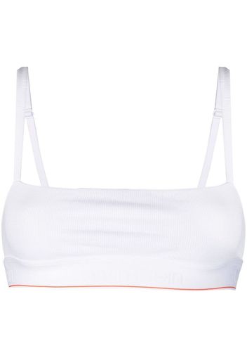 CK Calvin Klein bandeau-style bra - Bianco