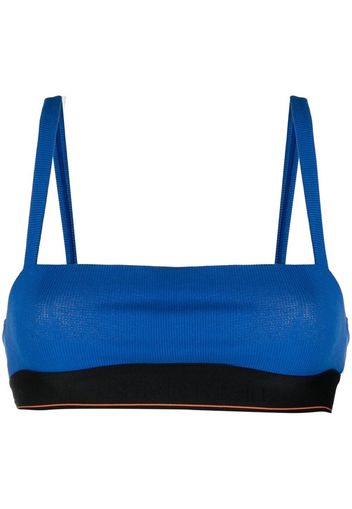 CK Calvin Klein bandeau-style bra - Blu