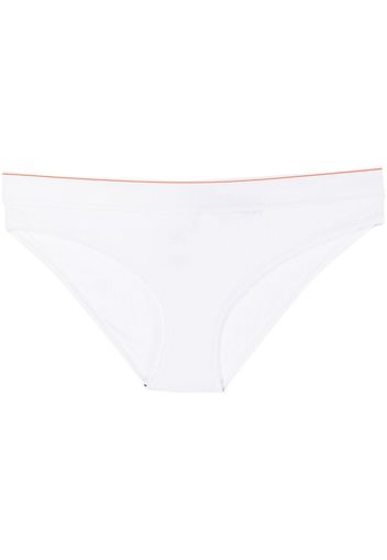 CK Calvin Klein contrasting trim briefs - Bianco