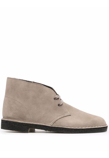 Clarks Originals lace-up suede boots - Grigio