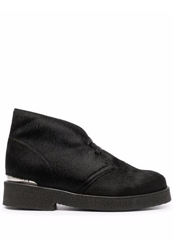 Clarks Originals Polacchini con effetto pelliccia - Nero