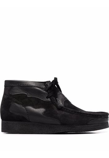 Clarks Originals Wallabee Patch camouflage boots - Nero