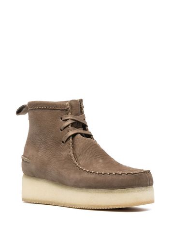 Clarks Wallabee suede boots - Marrone