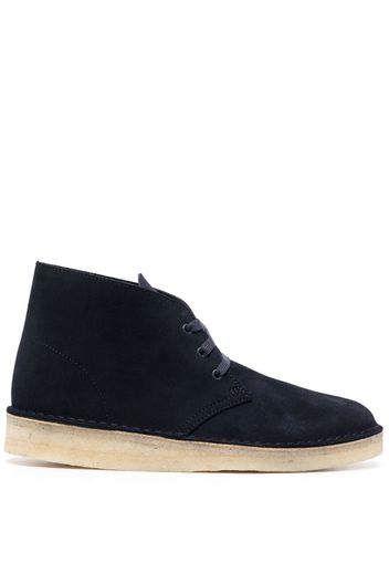 Clarks Originals suede lace-up boots - Blu