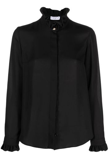 Claudie Pierlot Camicia con ruches - Nero