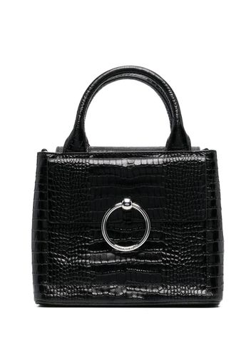 Claudie Pierlot Anouck leather tote bag - Nero