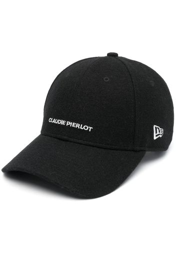 Claudie Pierlot Cappello da baseball con logo ricamato - Nero