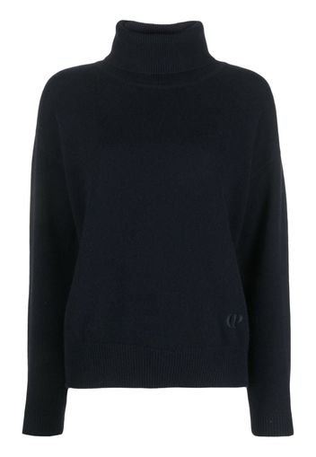 Claudie Pierlot roll-neck cashmere jumper - Blu