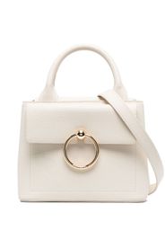 Claudie Pierlot mini Anouck grained leather handbag - Bianco