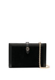 Claudie Pierlot Borsa a tracolla con placca logo - Nero