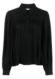 Claudie Pierlot Camicia plissettata - Nero