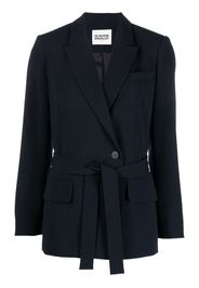 Claudie Pierlot Blazer doppiopetto con cintura - Blu