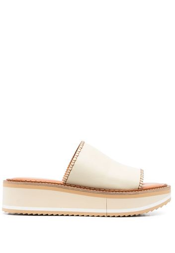 Clergerie open-toe platform mules - Toni neutri