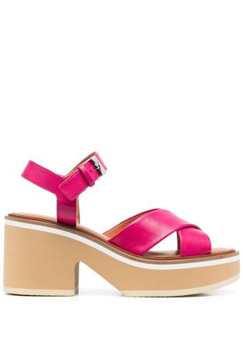 Clergerie Charline leather sandals - Rosa