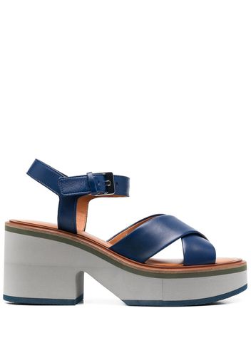 Clergerie Charline leather sandals - Blu