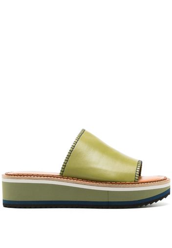 Clergerie Mules Fast in pelle - Verde