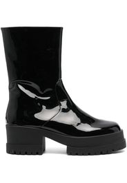 Clergerie Wilmerv 70mm patent-leather ankle boots - Nero