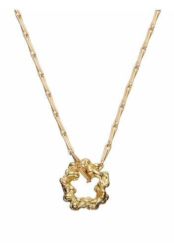 CLIO SASKIA 18kt yellow gold Seaweed Slip pendant necklace - Oro