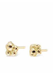 CLIO SASKIA 18kt yellow gold Seaweed Tidbit stud earrings - Oro