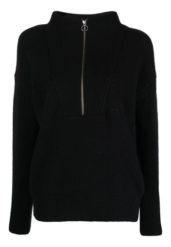 Closed Troyer zipped jumper - Nero