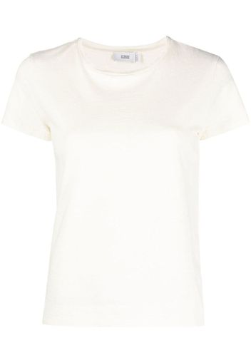 Closed short-sleeve cotton T-shirt - Toni neutri