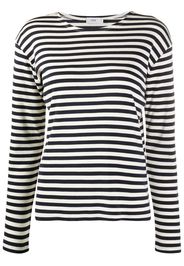 striped long-sleeved T-shirt